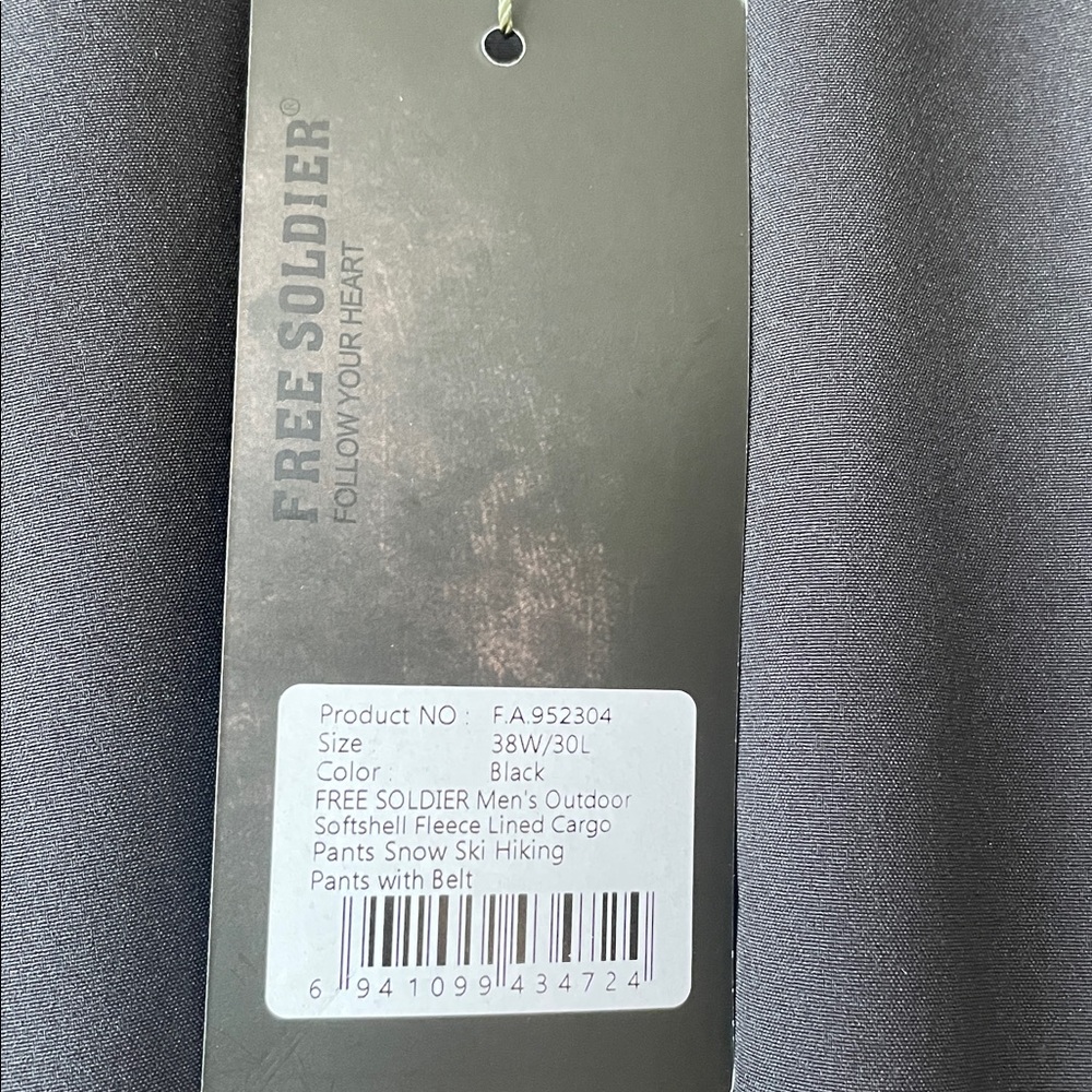 Free Soldier Softshell Fleece-Lined Cargo Pants - Picture 14 of 16